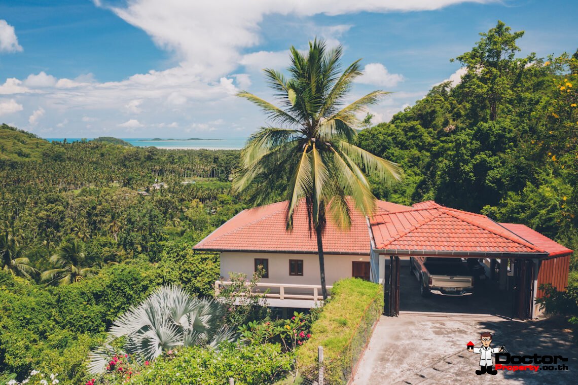 4 Bed Pool Villa with Sea View – Taling Ngam, Koh Samui – For Sale